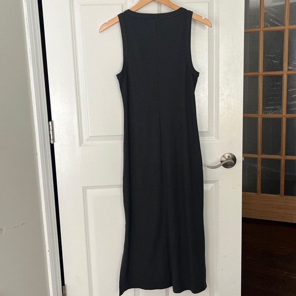 NWT UpWest Cozy Rib Midi Tank Dress in Soot -charcoal Gray Sz small - Picture 8 of 8
